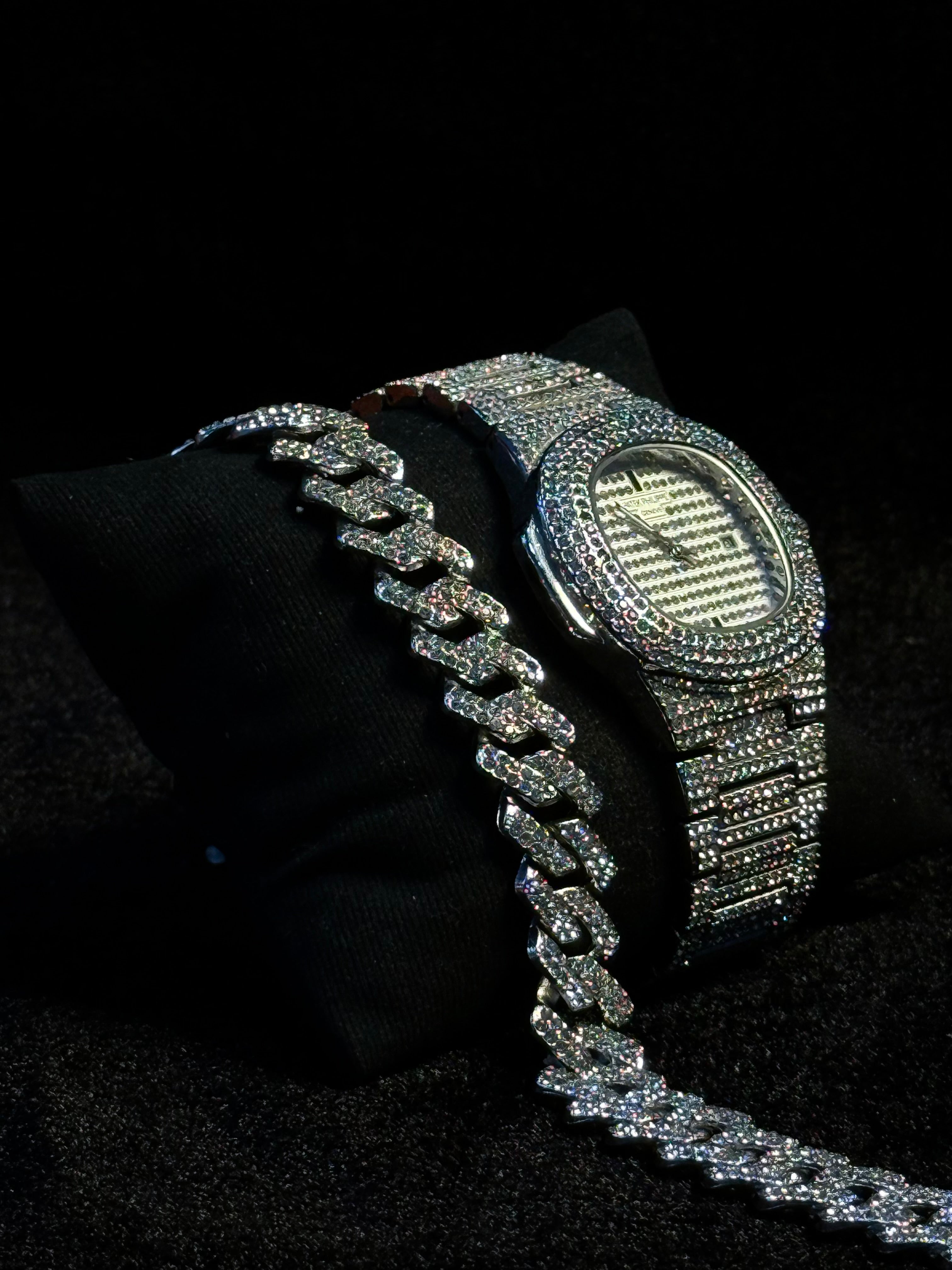 CUBAN ICED OUT WATCH
